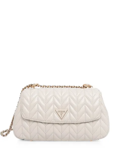 GUESS USA Cheryl chevron-quilted shoulder bag Neutrals HWTQ9720210