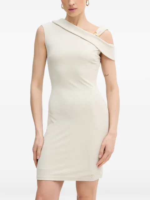 GUESS USA asymmetric-neck ribbed mini dress Neutrals W6GK23K3017