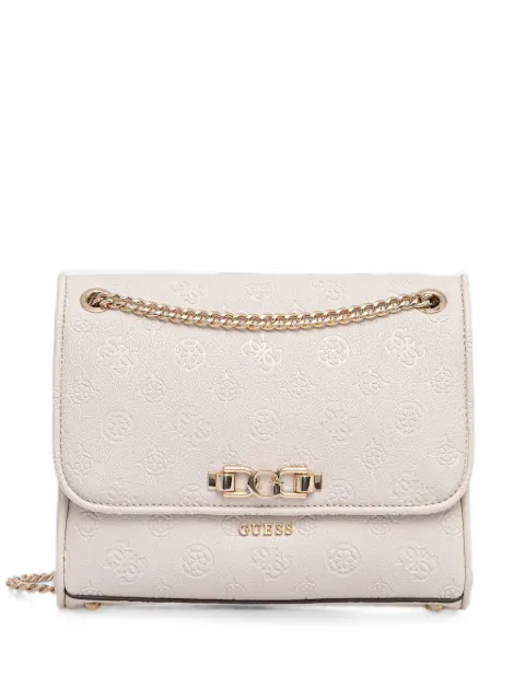GUESS USA Anise logo-embossed shoulder bag Neutrals HWPD9916210