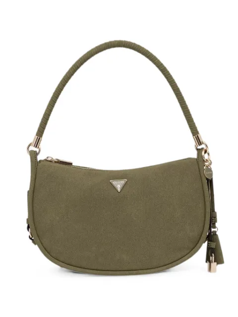 GUESS USA Danya logo-plaque curved tote bag Green HWSG9918010