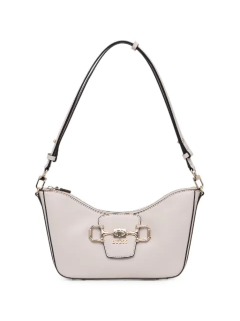 GUESS USA Janie horsebit-detail shoulder bag Neutrals HWVG9910180