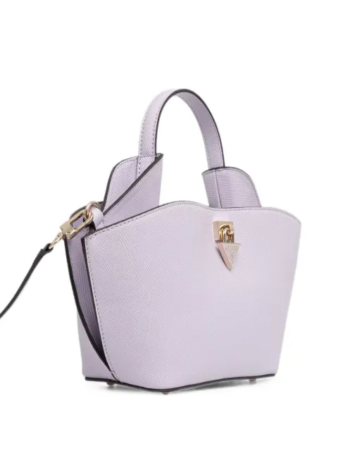 GUESS USA Patsie logo-plaque tote bag Purple HWZG9919750