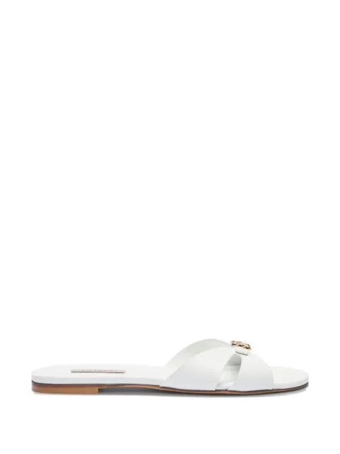 Casadei Jane buckle-strap leather sandals White 1M564B0101C2124