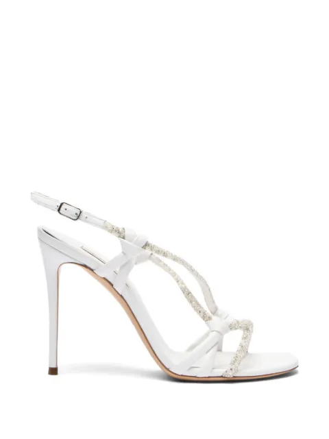 Casadei Julia Itaca leather sandals White 1L472B1001ITACA