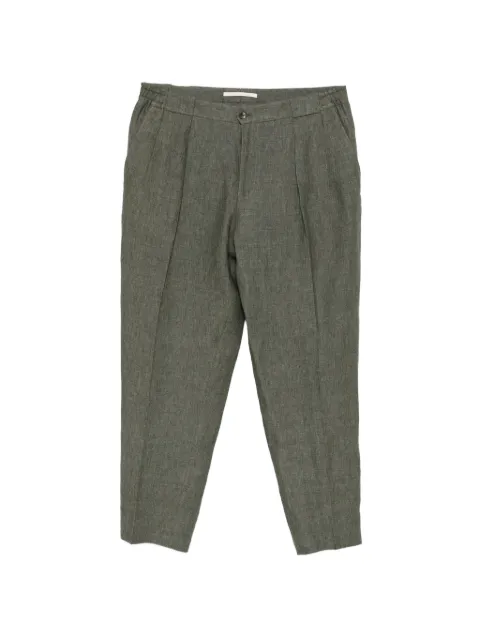 Briglia 1949 Portobellos linen trousers Green PORTOBELLOS300118