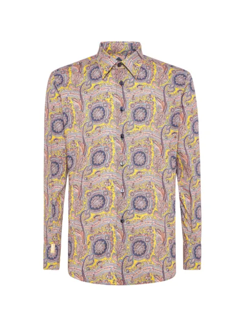 Billionaire paisley-print shirt Yellow O19CMRP1057BTE002N