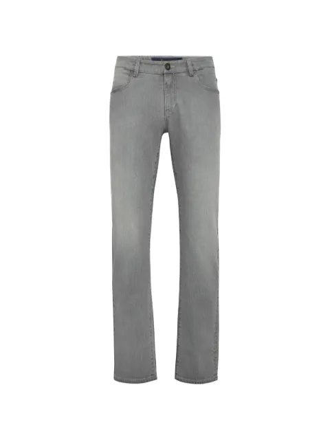 Billionaire embroidered five-pocket trousers Grey O19CMDT1822BTE001N