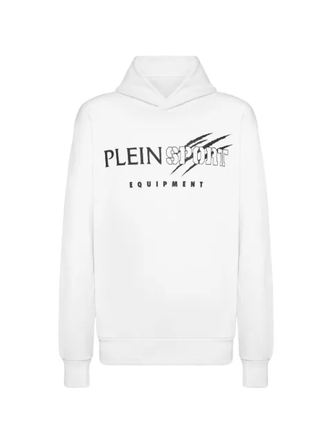 Plein Sport printed hoodie White PADCMJB3311SJO001N