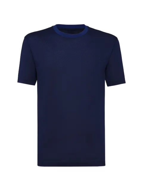 Billionaire crest-print T-shirt Blue I19CMTK3144BTE014N