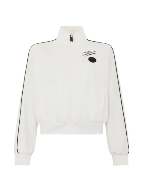 Plein Sport contrast-piping jacket White SAFCWJB1894STE003N
