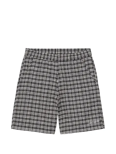 Carhartt WIP Kander checked shorts Black I036196