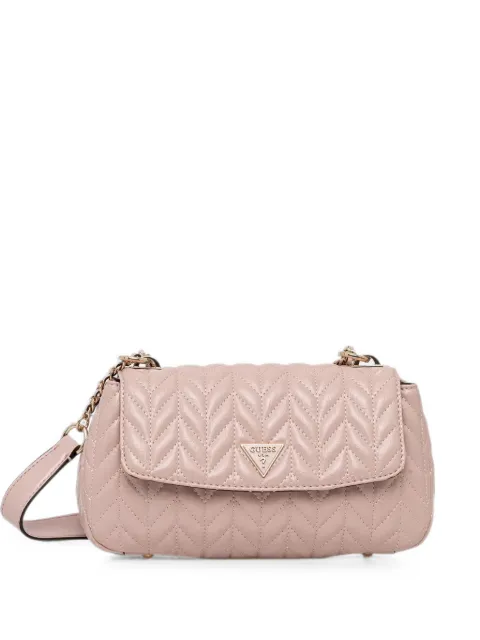 GUESS USA Cheryl chevron-quilted shoulder bag Pink HWTQ9720210
