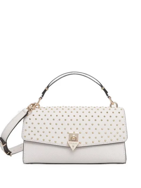 GUESS USA Patsie stud-embellished cross-body bag White HWZE9919200