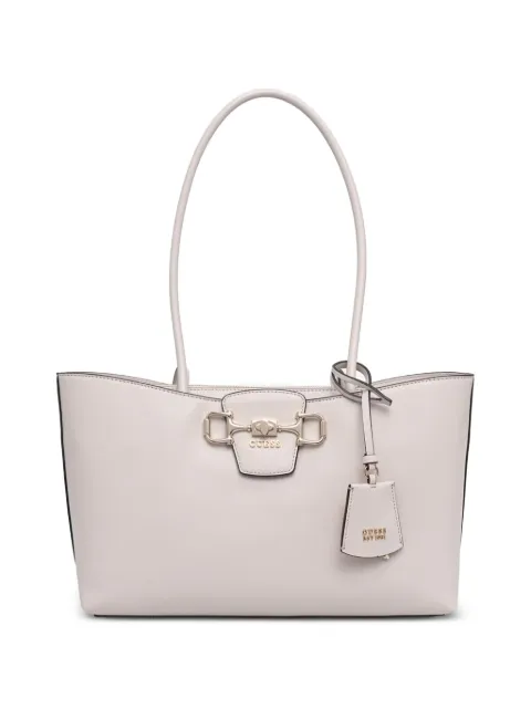 GUESS USA Janie logo-plaque horsebit tote bag Pink HWVG9910230