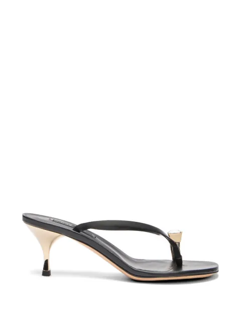 Casadei Julia leather mules Black 1N264B0501C3025