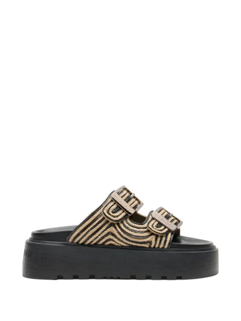 Casadei Birki platform sandals Neutrals 2M530B040NC3045