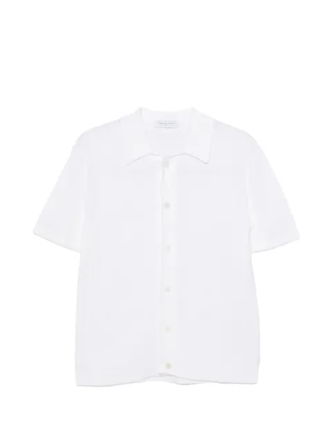 Daniele Fiesoli short-sleeve knitted shirt White DF3050