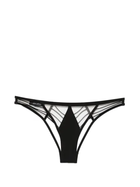Rick Owens cut-out mesh-panel briefs Black RO01F6095TULY