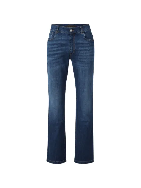 Billionaire logo-embroidered jeans Blue B19CMDT1358BTE001N