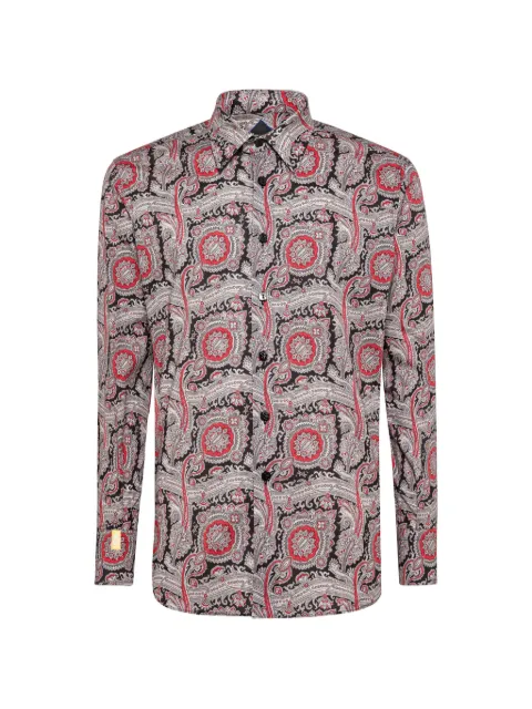 Billionaire paisley-print shirt Black O19CMRP1057BTE002NWRONGLYCREATED