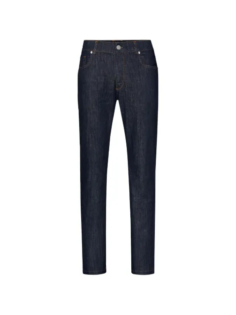 Billionaire logo-detail regular-fit jeans Blue I19CMDT1508BTE001N