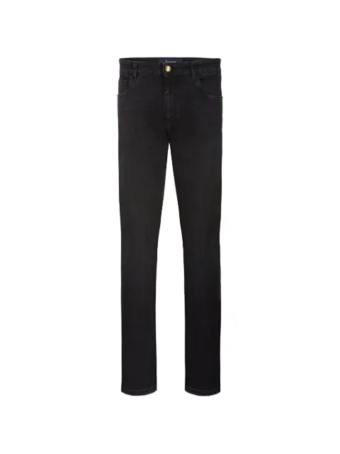 Billionaire embroidered slim jeans Black O18CMDT1214BXV001N