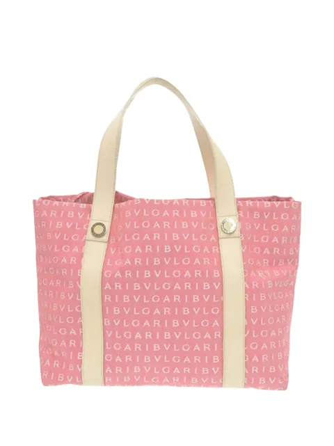 Bvlgari Pre-Owned 2010-2026 Logomania Canvas tote bag Pink 7SIJ130Z9XYU5ZI2