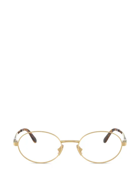 Miu Miu Eyewear round-frame glasses Gold MU50ZV5AK1O1