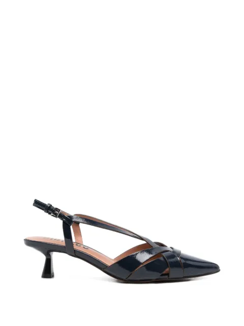 Bibi Lou Nolia leather mules Blue 633Z21VK