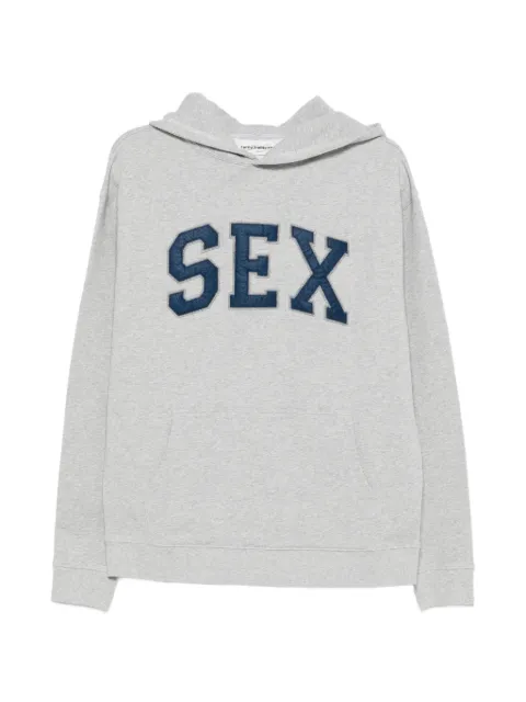 CARNE BOLLENTE Sex hoodie Grey SS26H0105