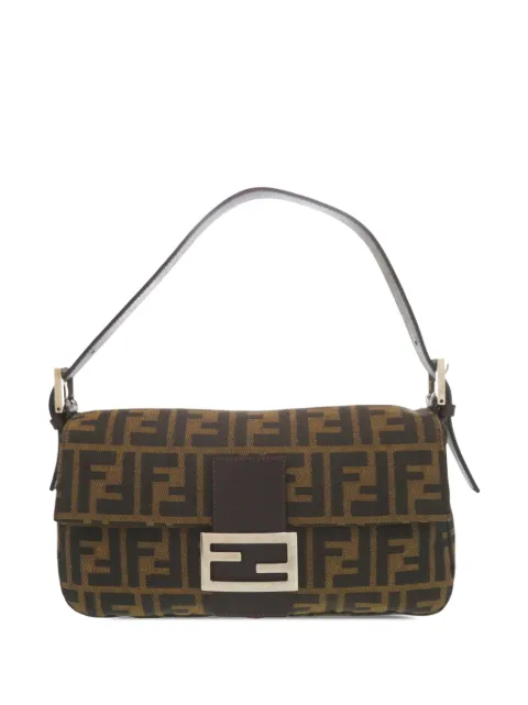Fendi Pre-Owned 2000-2010 Zucca Canvas Baguette shoulder bag Brown P50KYBVEF6A0NREE