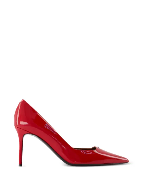Giuseppe Zanotti Vague pointed leather pumps Red I460018022