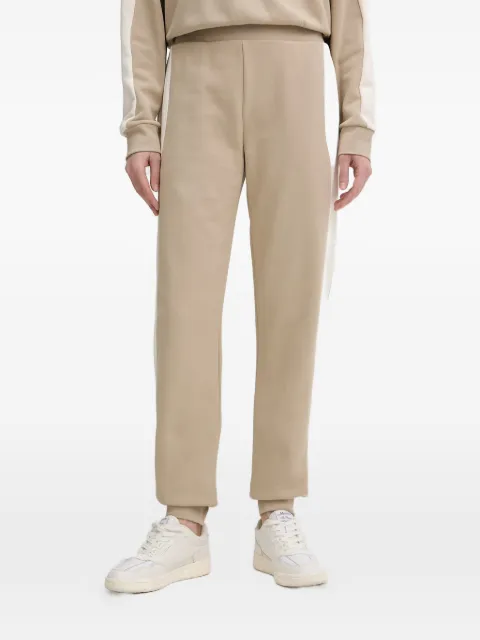 Armani Exchange logo-embroidered side-stripe track pants Neutrals XW001743AF14284