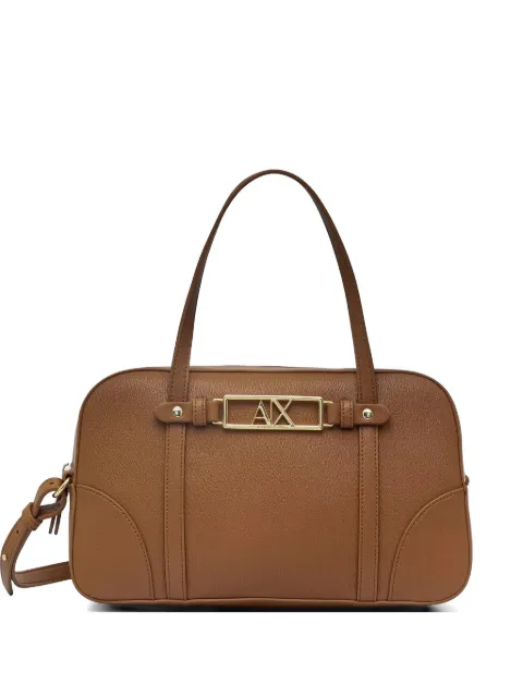 Armani Exchange logo-plaque tote bag Brown XW002610AF15632