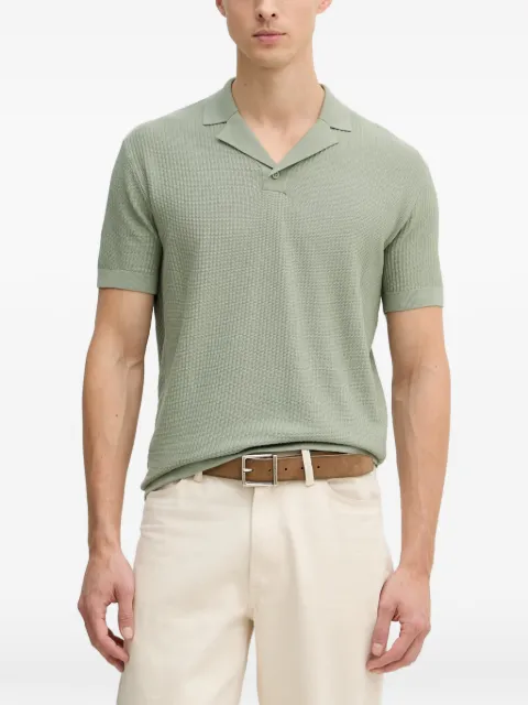Armani Exchange ribbed-knit polo shirt Green XM002165AF20139