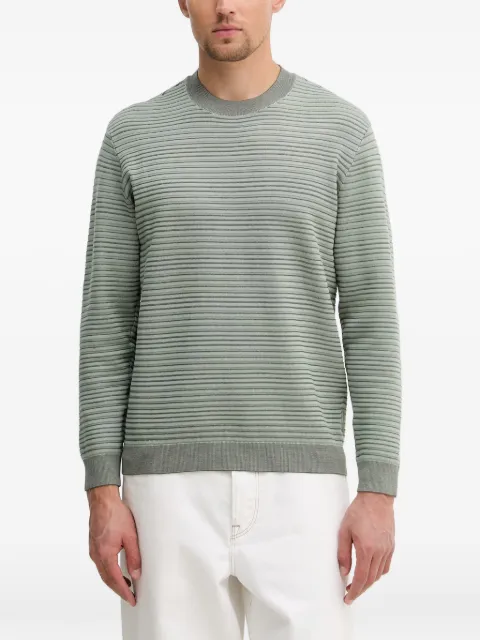 Armani Exchange horizontal-stripe sweatshirt Green XM002431AF10454