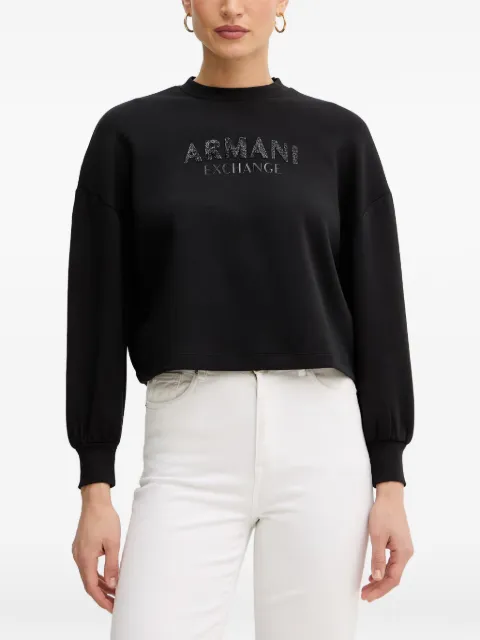 Armani Exchange logo-embellished sweatshirt Black XW002049AF21298