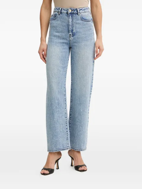 Armani Exchange acid-wash straight-leg jeans Blue XW000100AF21338