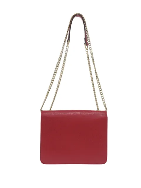 Gucci Pre-Owned 2000-2015 Small Dollar Calfskin Interlocking G crossbody bag Red 43XE5QSFH5L3CIT4