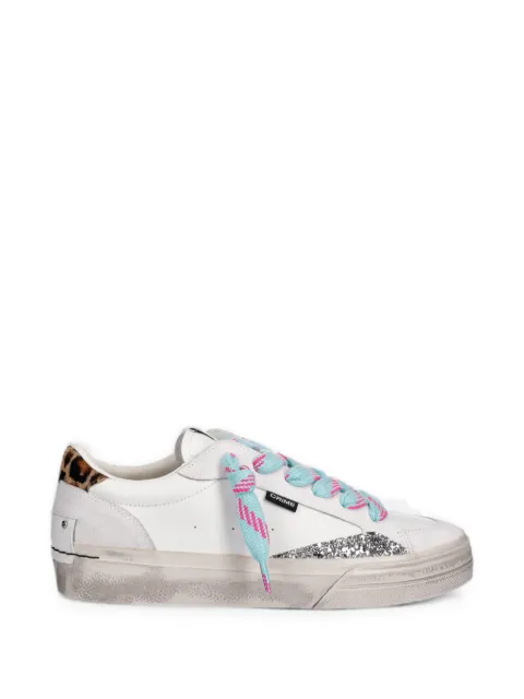 Crime London Soho glitter-details sneakers White 29501PP8