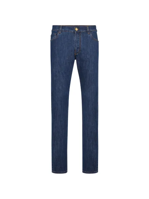 Billionaire crest embroidery jeans Blue I20CMDT2139BTE001N