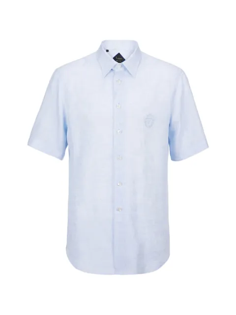 Billionaire Barclay short-sleeved shirt Blue I18CMRP0440BTE002N