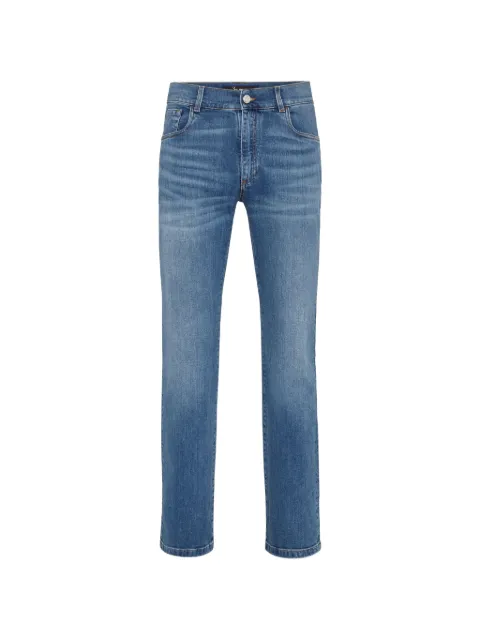 Billionaire embroidered five-pocket jeans Blue B19CMDT1345BTE001N