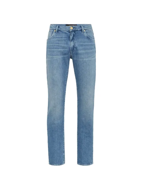 Billionaire embroidered straight jeans Blue IAACMDT2446BTE001N