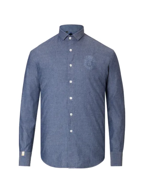 Billionaire Daniel cotton shirt Blue B18CMRP0414BTE001N