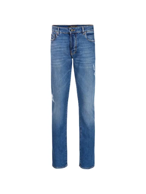 Billionaire Lion straight trousers Blue O18CMDT1220BXV001N