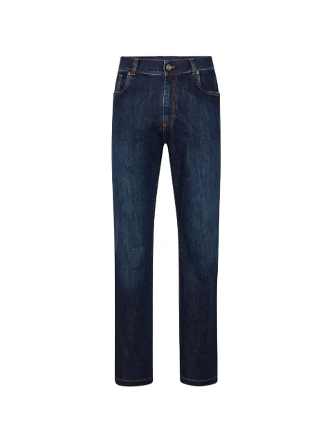 Billionaire logo-patch jeans Blue W19CMDT1704BTE001N