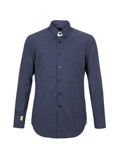 Billionaire Brody printed button-up shirt Blue I18CMRP0450BTE002N