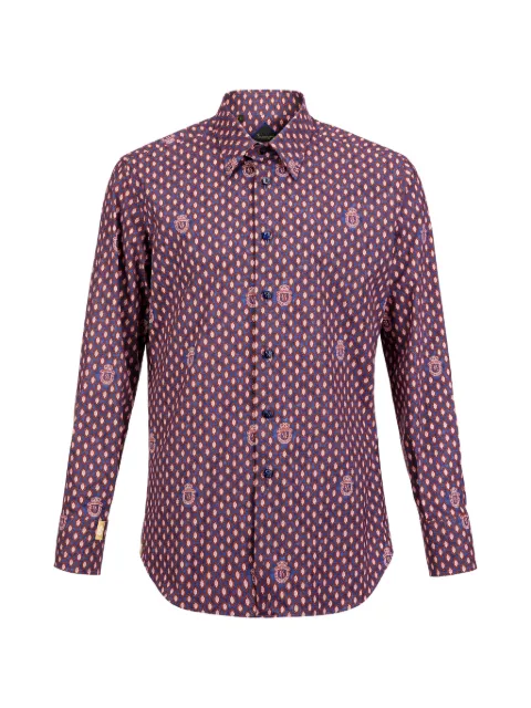 Billionaire Gabriel printed shirt Grey W18CMRP0576BTE002N