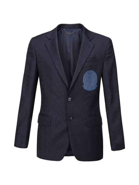 Billionaire Mitchell jacquard piping blazer Blue I18CMRF0384BTE004N